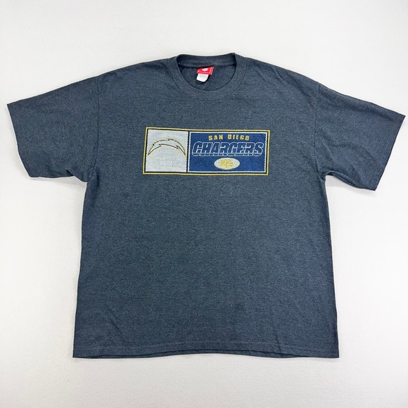 San Diego Chargers T-Shirt Men's XL Grey NFL Classic Tee Sports Football Casual - Picture 1 of 8